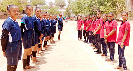 TVM under 17 girls are the Kutch District Champions in Kho Kho